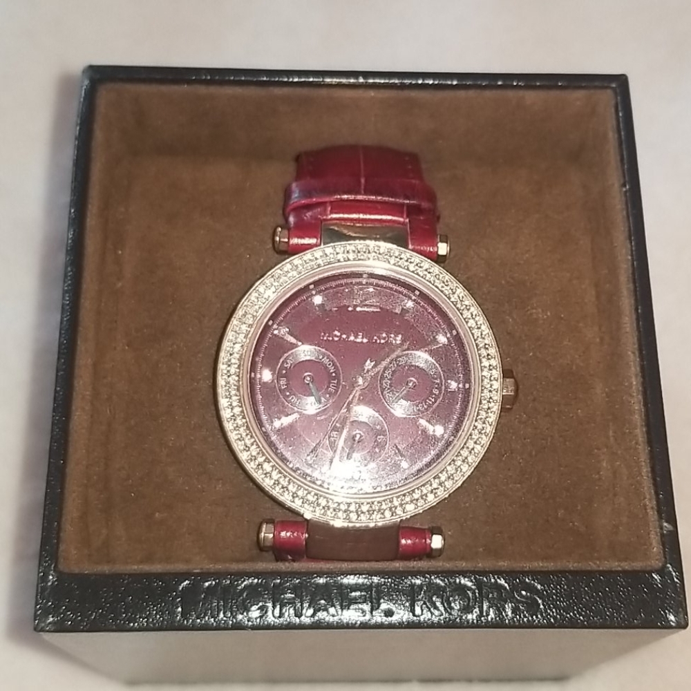Red Michael Kors Watch